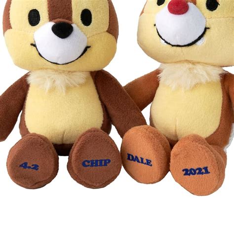 Chip And Dale Anniversary Plush With Clarice Button Nuimos