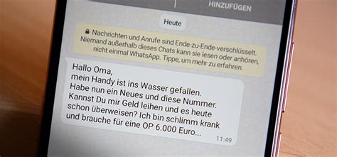 Enkeltrick 2 0 Betrüger schlagen per WhatsApp zu Polizei Wuppertal