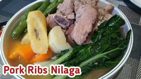 How To Cook Pork Ribs Nilaga Youtube