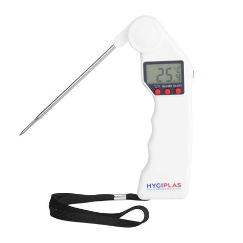 Hygiplas Easytemp Thermometer White Colour Coded Bakery And Dairy Products Temperature Range