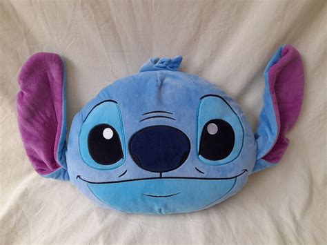 Coussin T Te Stitch Disney Store Lilo Et Stitch Bleu Cm Disney