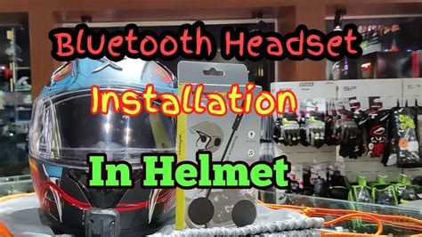 Bluetooth Headset Installation In Helmet Best Bluetooth Helmet