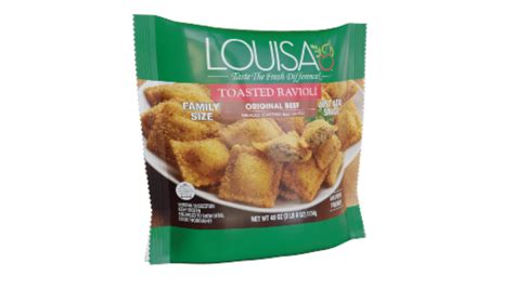 Louisa Toasted Breaded Seasoned Original Beef Ravioli 40 Oz Kroger