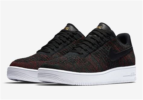 Nike Air Force 1 Low Flyknit Burgundy 817419 005