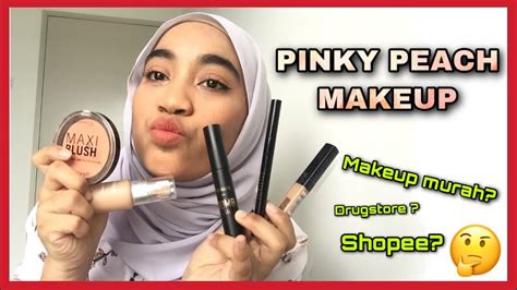 Pinky Peach Makeup Tutorial Makeup Mampu Milik 🍑 Youtube