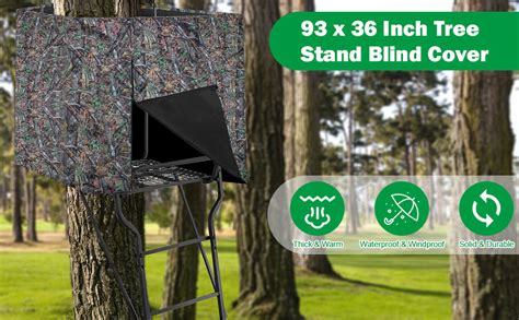 Anglekai Deer Hunting Tree Stand Blind Cover 93 X 35