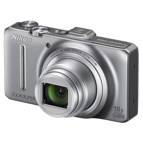 Компактный фотоаппарат Nikon Coolpix S9300, светло-серый - купить по ...