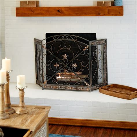 Cast Iron Scrollwork Fireplace Screen I Am Chris