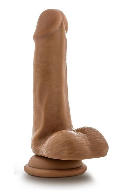 Dr Skin Dr Jeffrey Dildo With Balls And Suction Cup 6 5in Caramel