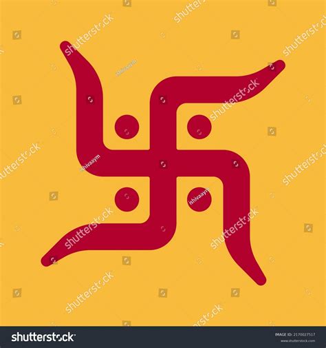 Swastika Symbol Swastik Sacred Symbol Hindus Stock Vector (Royalty Free ...