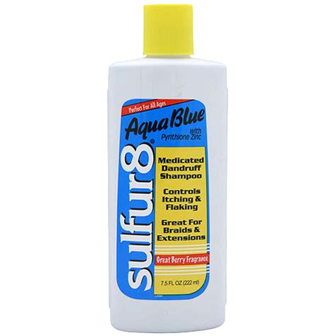 Sulfur8 Aqua Blue Medicated Dandruff Shampoo 75oz