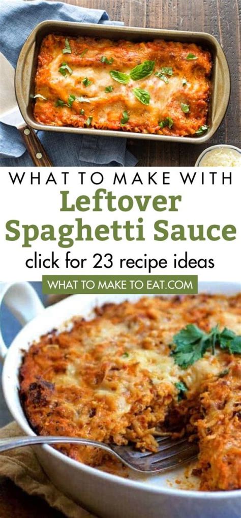 What To Do With Leftover Spaghetti Sauce 24 Easy Recipes