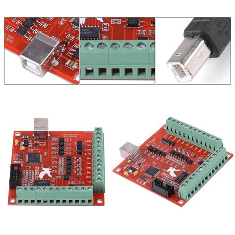 Buy Cnc Mach3 Usb 4 Axis Motion Control Card Interface Breakout Board