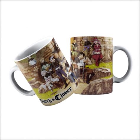 Caneca Black Clover Porcelana Anime No Elo7 Otaku Nerd Store 18aedd1