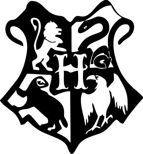 Harry Potter Logo Black And White / Harry Potter Logo Wallpapers ...