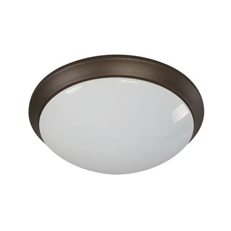 L Mpara De Techo Plafon Led W Luz Blanca Bronce