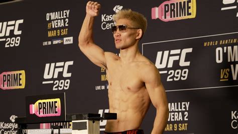 Song Yadong Ufc 299 Official Weigh In Mma Junkie