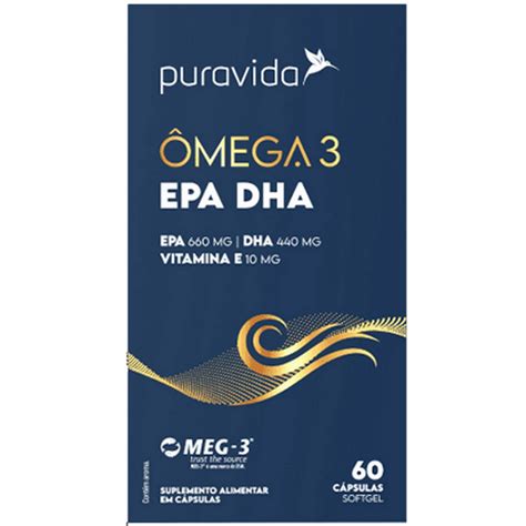 Kit X Omega Epa Dha Vitamina E Capsulas Cada Pura Vida