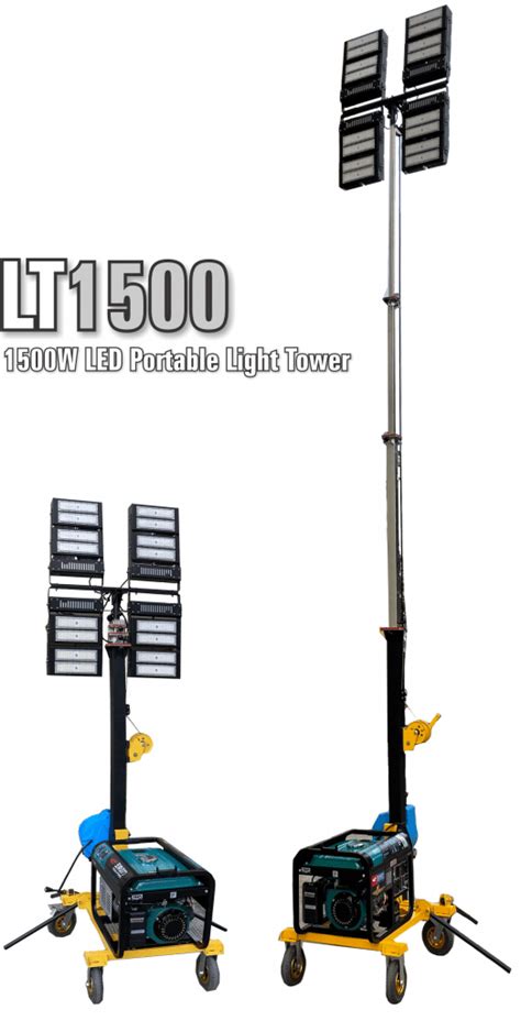 Portable LED Light Tower - Brightway LED Lighting