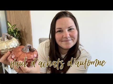 Haul Dachats Dautomne Haul Autumn Falldecor YouTube