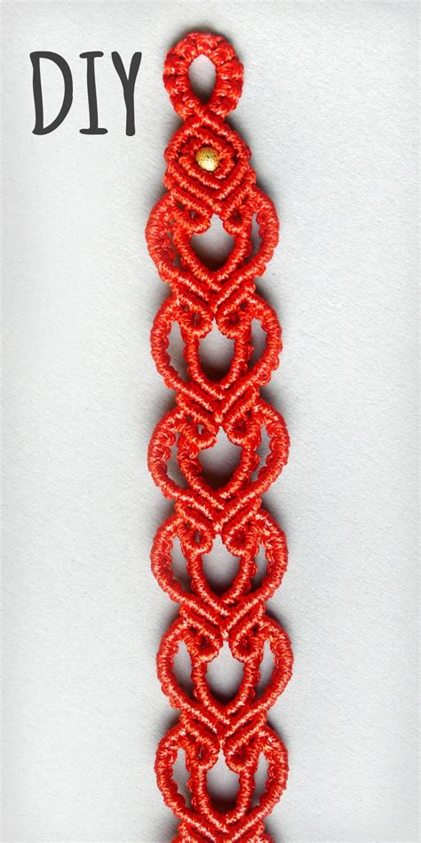 Celtic Style Heart Bracelet Tutorial Macrame Diybracelet Diyjewelry