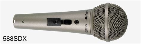 Shure 588sdx Microphone Vocal Dynamic Cardioid With Switch