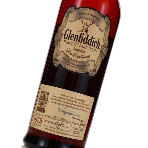 Glenfiddich 1975 Rare Collection 34 Year Old 22000 Whisky Auctioneer