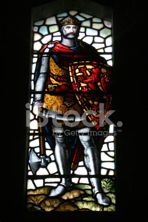 Sir William Wallace Stained Glass Window Stock Photos