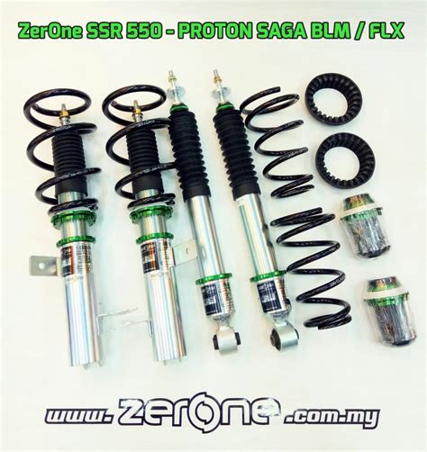 Zerone Ssr Adjustable Coilover Kit Proton Saga Blm Flx Zerone