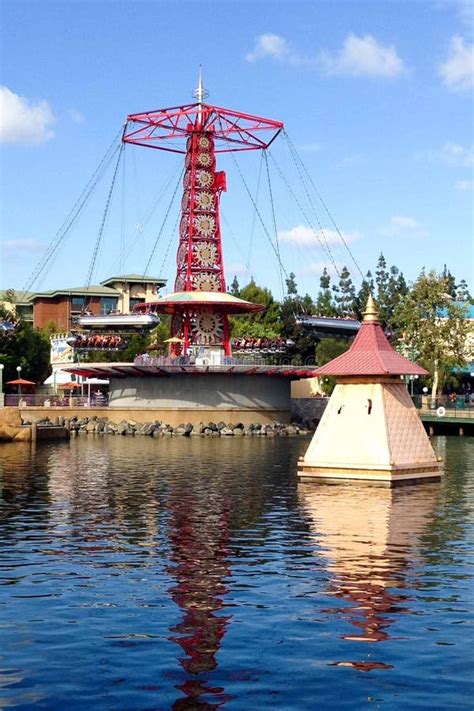 Golden Zephyr Ride At Disney S California Adventure Park Editorial