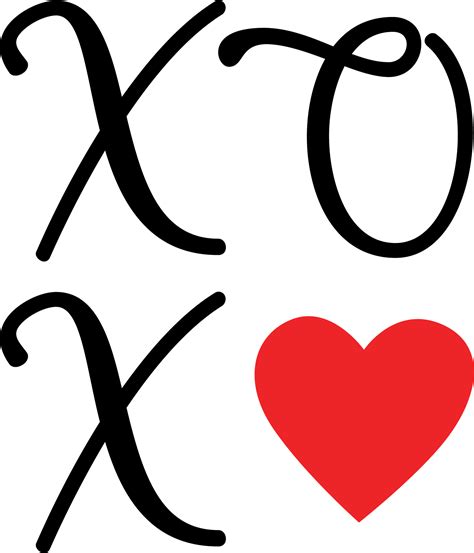 Xoxo Heart Svg Cut File Snap Click Supply Co