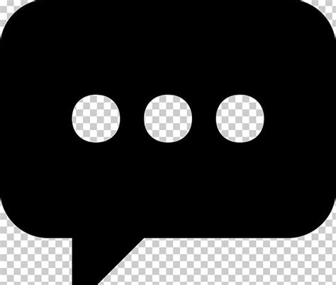 Speech Balloon Computer Icons Png Clipart Black Black And White