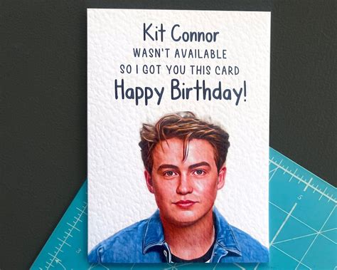 Kit Connor Heartstopper Greeting Card Happy Birthday Etsy Uk