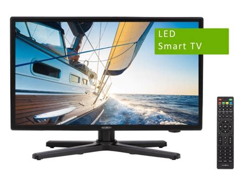 LED Fernseher 19 Zoll / 12/24V / DVB-T2 / Smart-TV / inkl. Antenne nur ...