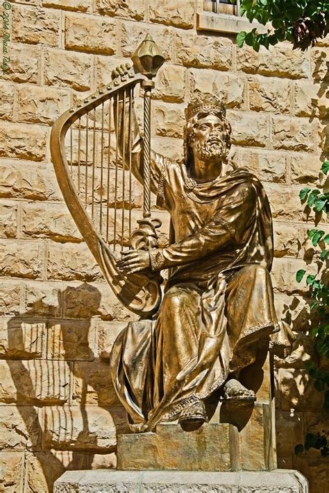 King David With His Lyre King David Statue Greek Statue