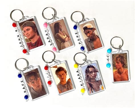 Outerbanks Custom Keychain Pogue Life Jj John B Sarah Kiara Cleo Pope