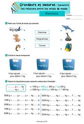 Masse G Kg Ce Exercice Valuation R Vision Le On Pdf Imprimer