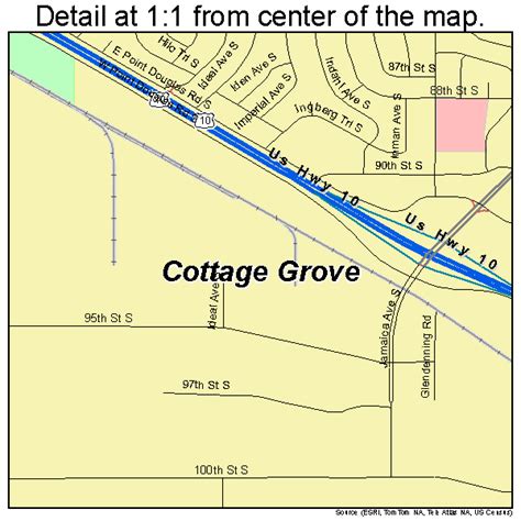 Cottage Grove Minnesota Street Map 2713456