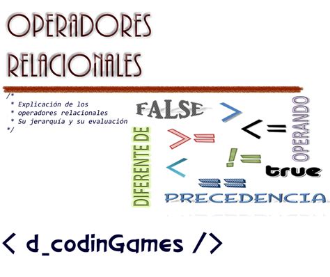 Operadores Relacionales DCodinGames