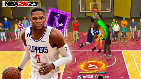 This Russell Westbrook Build Dominates Randoms Insane Nba 2k23 Contact Dunks Youtube