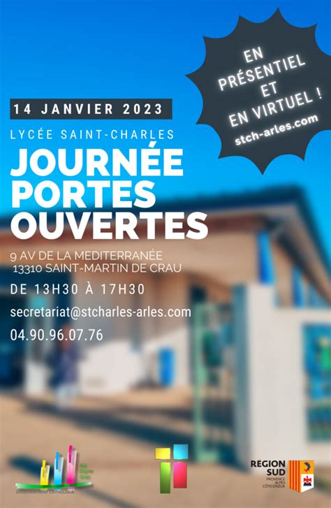 LE 14 JANVIER 2023 Journée portes ouvertes au collège et au lycée