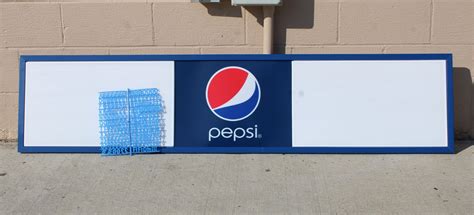 Nos Pepsi Menu Board With Letters Auction