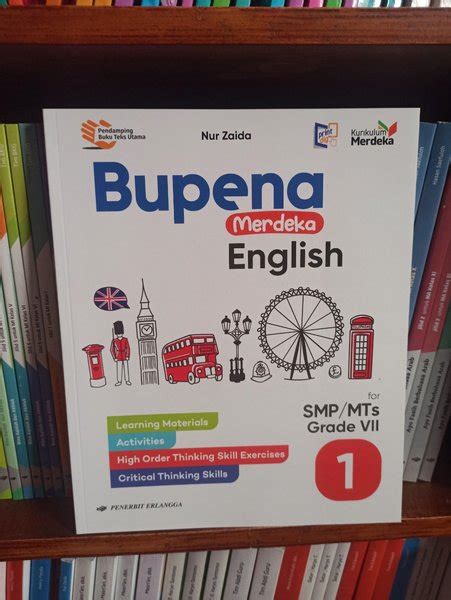 Jual Buku Bupena Merdeka English Bahasa Inggris Kelas 1 7 Vii Smp Mts