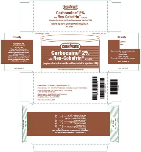 Carbocaine® 3 Injection Mepivacaine Hydrochloride Injection Usp