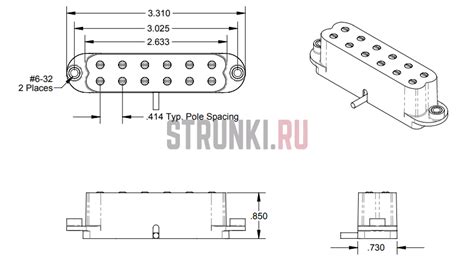 Звукосниматель хамбакер, бриджевый, для Strat Seymour Duncan 11205-24 ...
