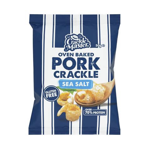 Buy Master Crackles Oven Baked Pork Crackle Sea Salt 50g Coles