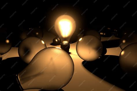 premium photo light bulb