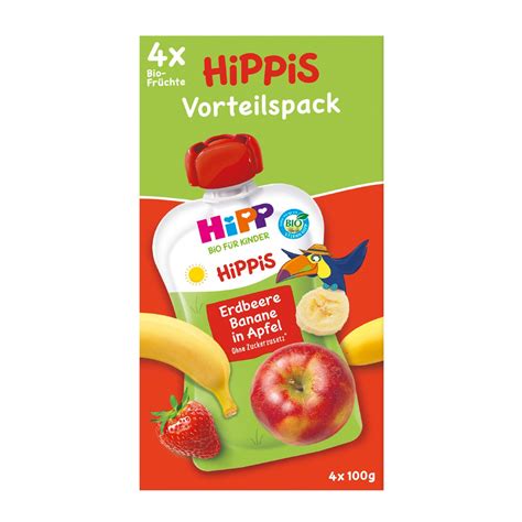 Hipp Hippis Erdbeere Banane In Apfel 4er BILLA Online Shop