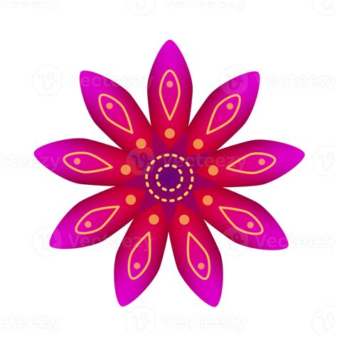 Colorful Flower Illustration 11361796 PNG