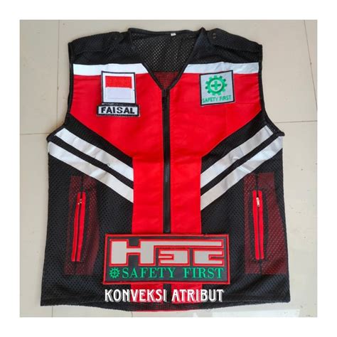 Rompi Safety Hse Merah K Lazada Indonesia